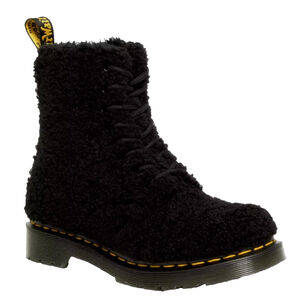 Dr. Martens 1460 PASCAL WOMEN'S FAUX SHEARLING BOOTS Size 7 Black
